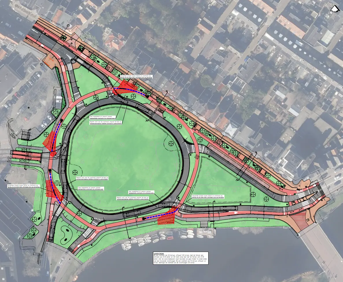 Wegontwerp en infrastructuurplan