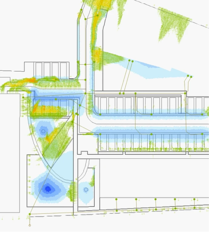 Visualisatie van een hydraulisch ontwerp